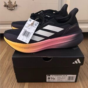 Adidas Ultraboost 5X W Black with Pink Gradient Sole